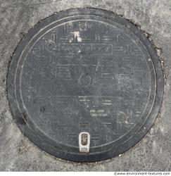 Photo Textures of Manhole Cover